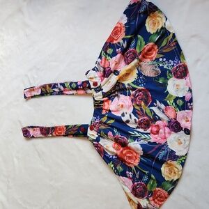 Toddler 3T Girl Summet Beach, Short Sleeve Round Neck Rose Print Romper